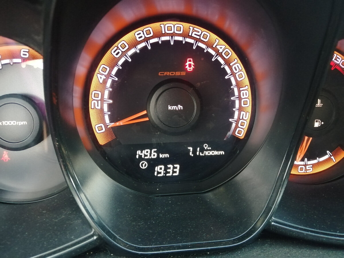 После 999,99 км одометр обнуляется, так что по факту расход на 1149 км