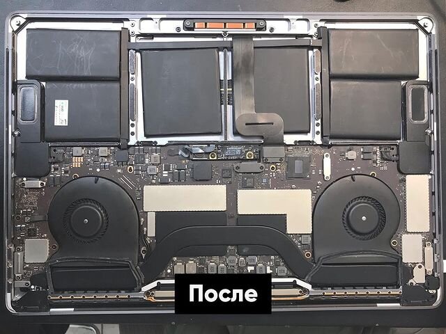 MacBook после чистки