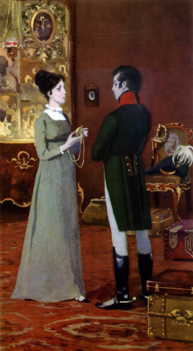 А. Николаев «Княжна Марья и князь Андрей Болконские»