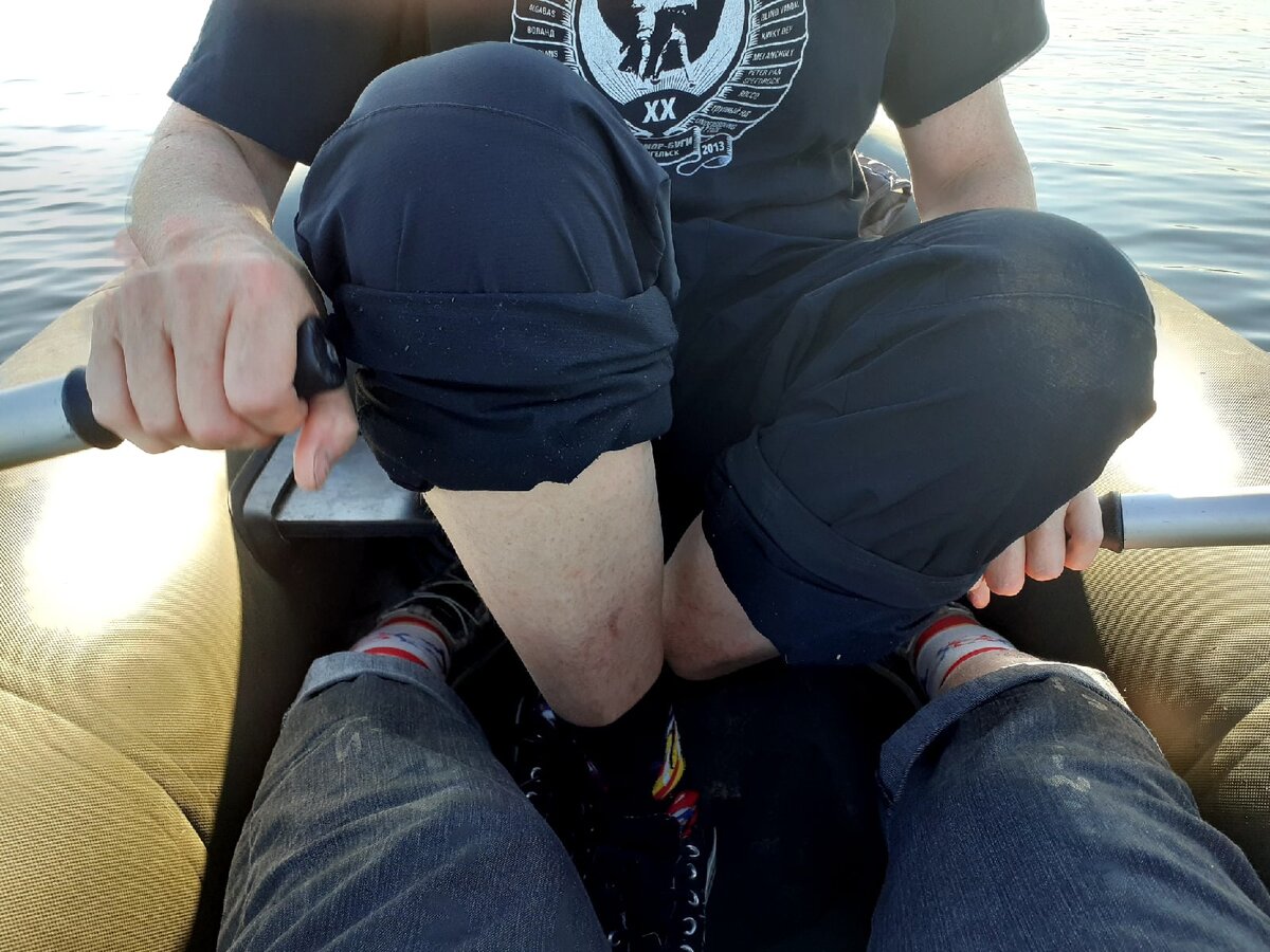 Как мы вдвоём туда поместились - я до сих пор не понимаю!