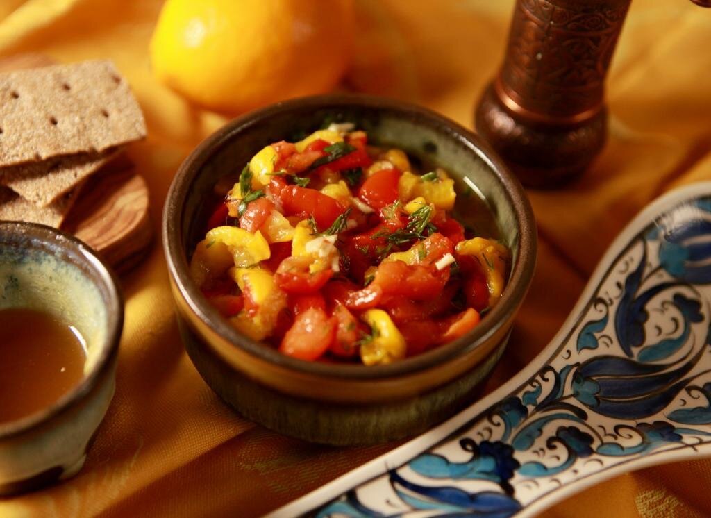 Закуска из сладких перцев от нашей Даши Третьяковой.