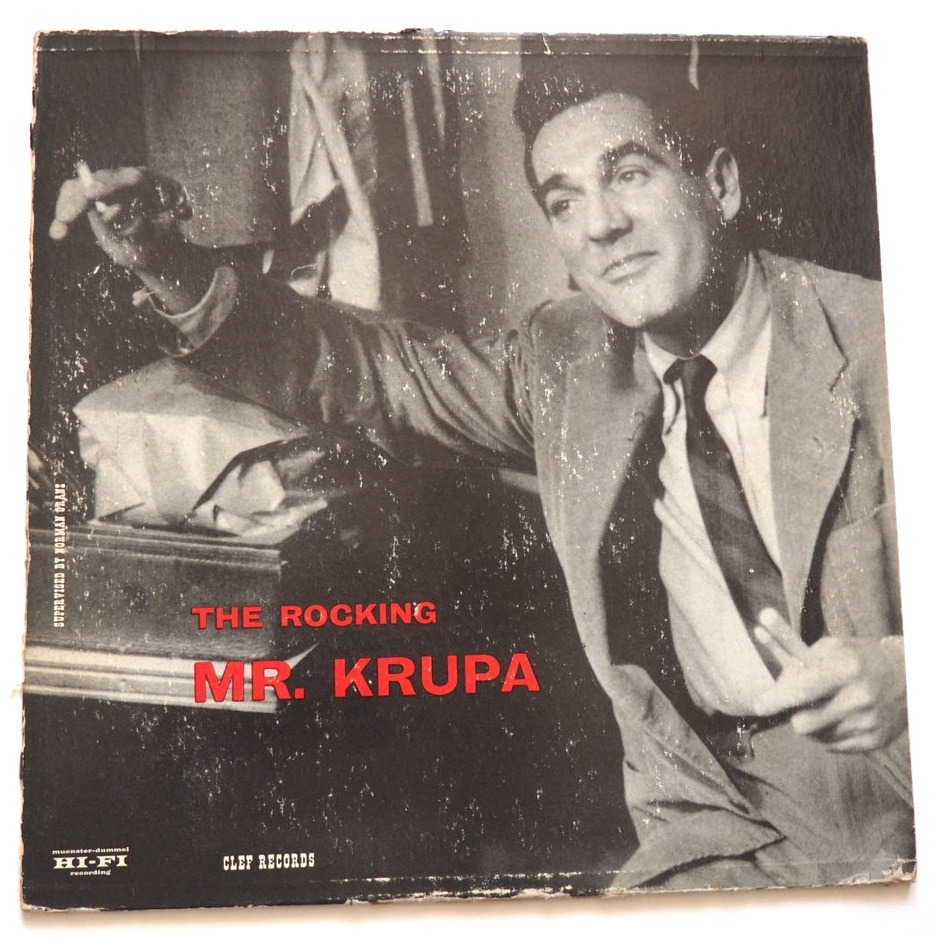 Альбом трио Джина Крупы 'The Rocking Mr. Krupa', выпущенный лейблом Clef в 1954 году