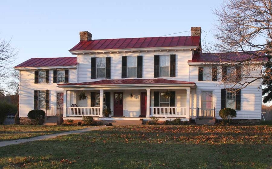 Плантационный дом «Эрмитаж», округ Луиза, штат Вирджиния 