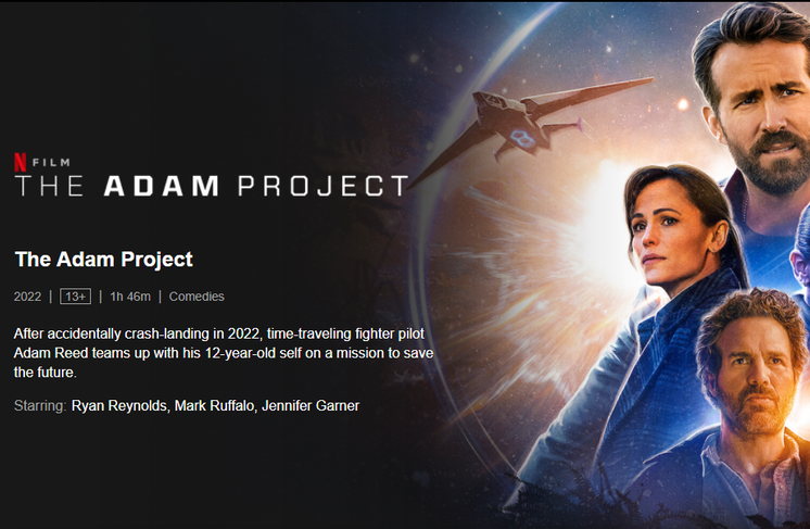 Проект "Адам"/The Adam Project (2022, фильм) - "Райан Рейнольдс и Марк Руффало с