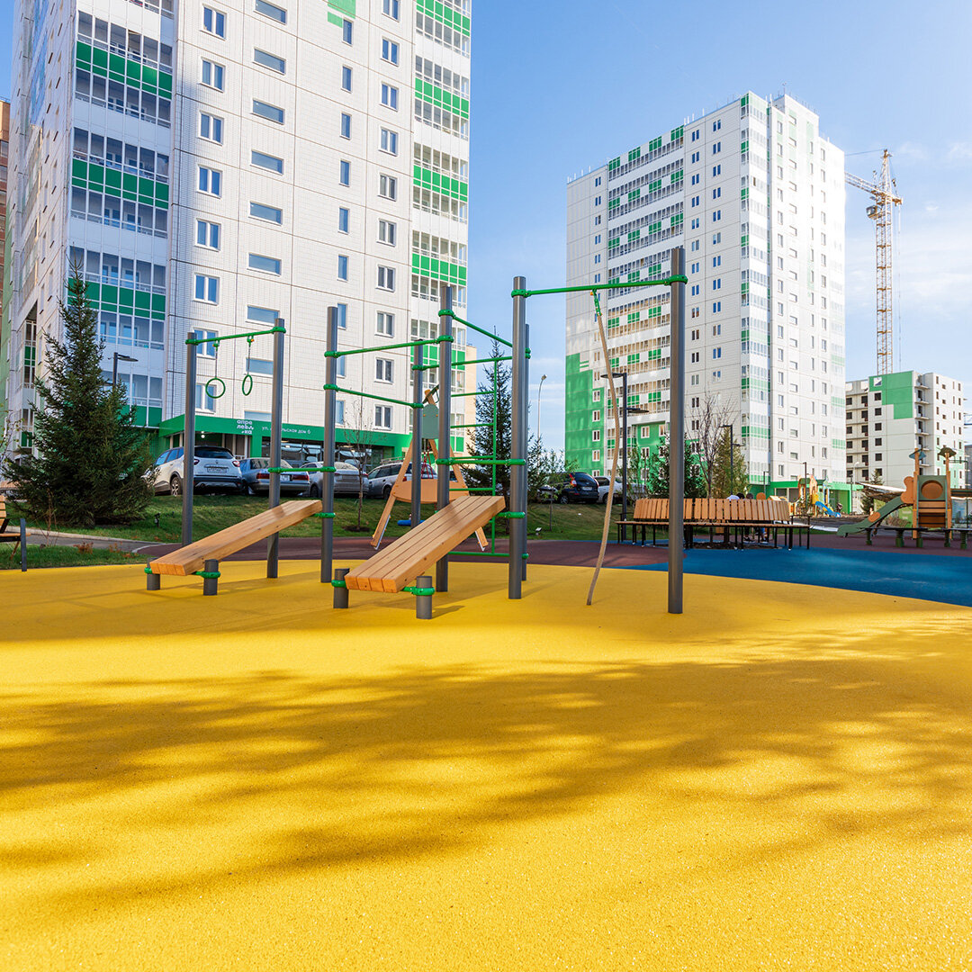 Так выглядит благоустройство первой очереди «Апрелевки»