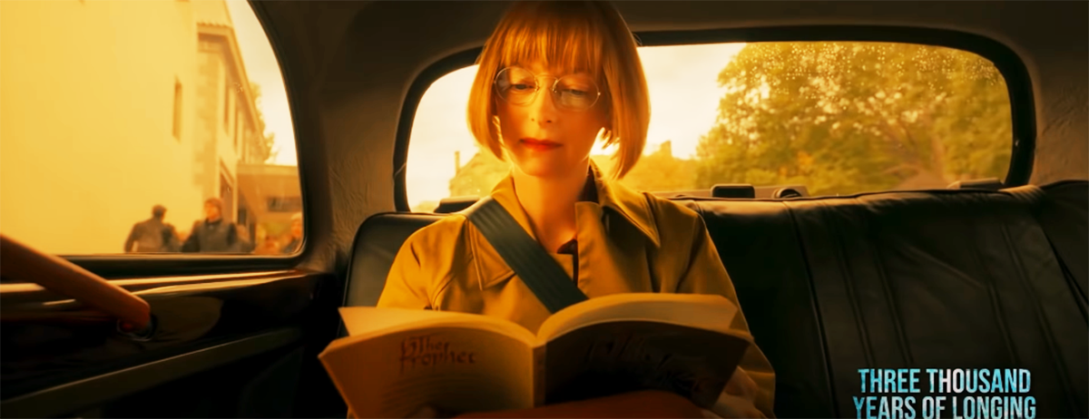 Кадр из трейлера «Три тысячи лет желаний»  .
Изображение взято с сайта— https://clck.ru/hnEi9