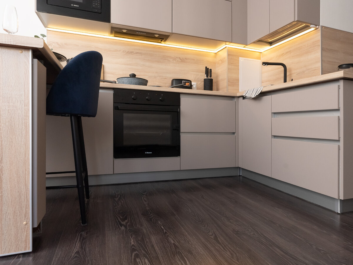 Soft-touch прекрасно сочетается с системой открытия push-to-open