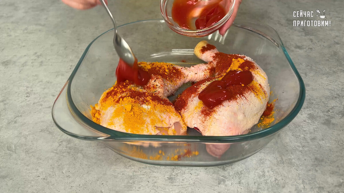 Запеченные куриные окорочка к ужину – пошаговый рецепт приготовления с фото