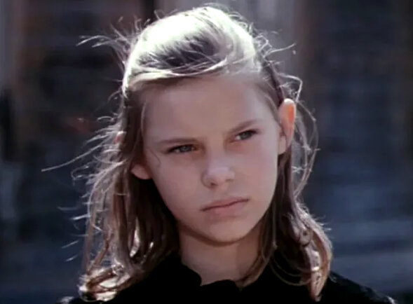 Ольга Машная в 12 лет, первая роль. Фото: Pinterest