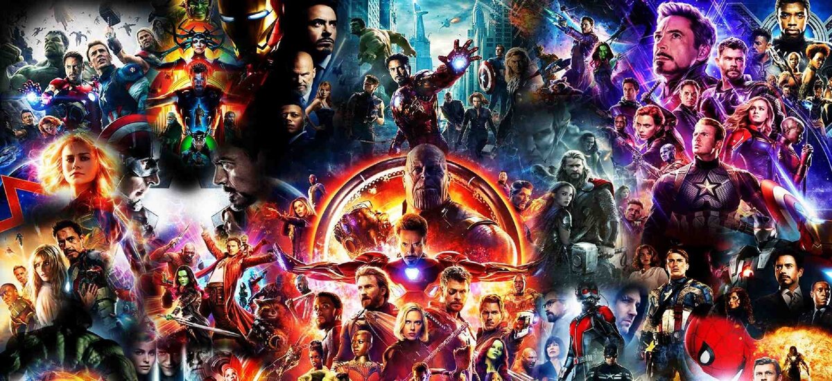 Фан-арт киновселенная Marvel