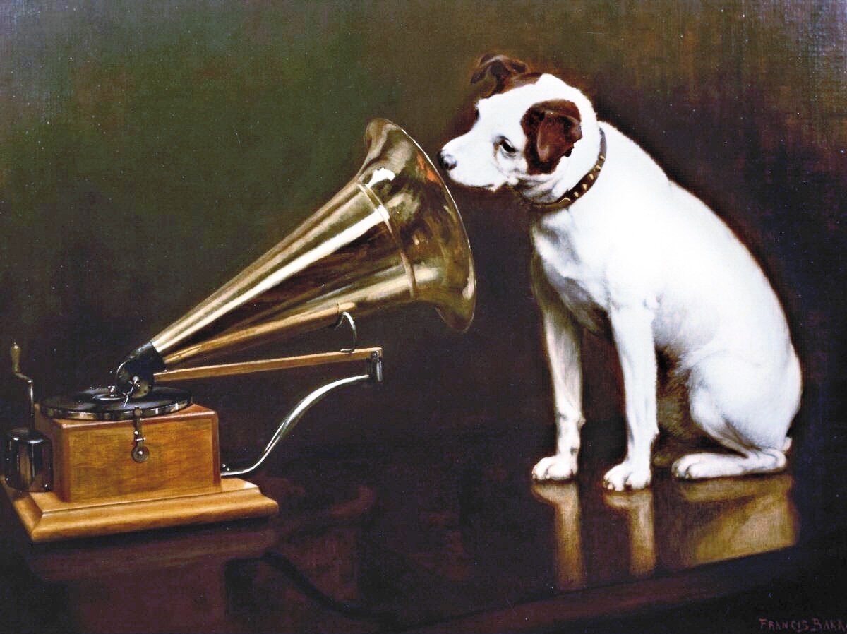 Собачка Victor his Master's Voice