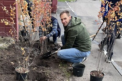    Акция «Наш лес. Посади свое дерево» в Реутове ©Пресс-служба главы г.о. Реутов Станислава Каторова