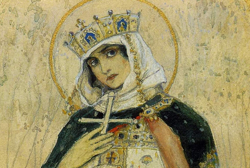 Княгиня Ольга. Худ. Михаил Нестеров 