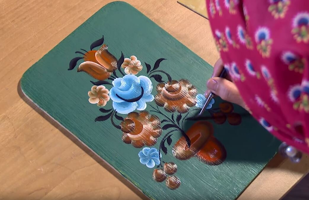 Харовская роспись. Фото из открытых источников.