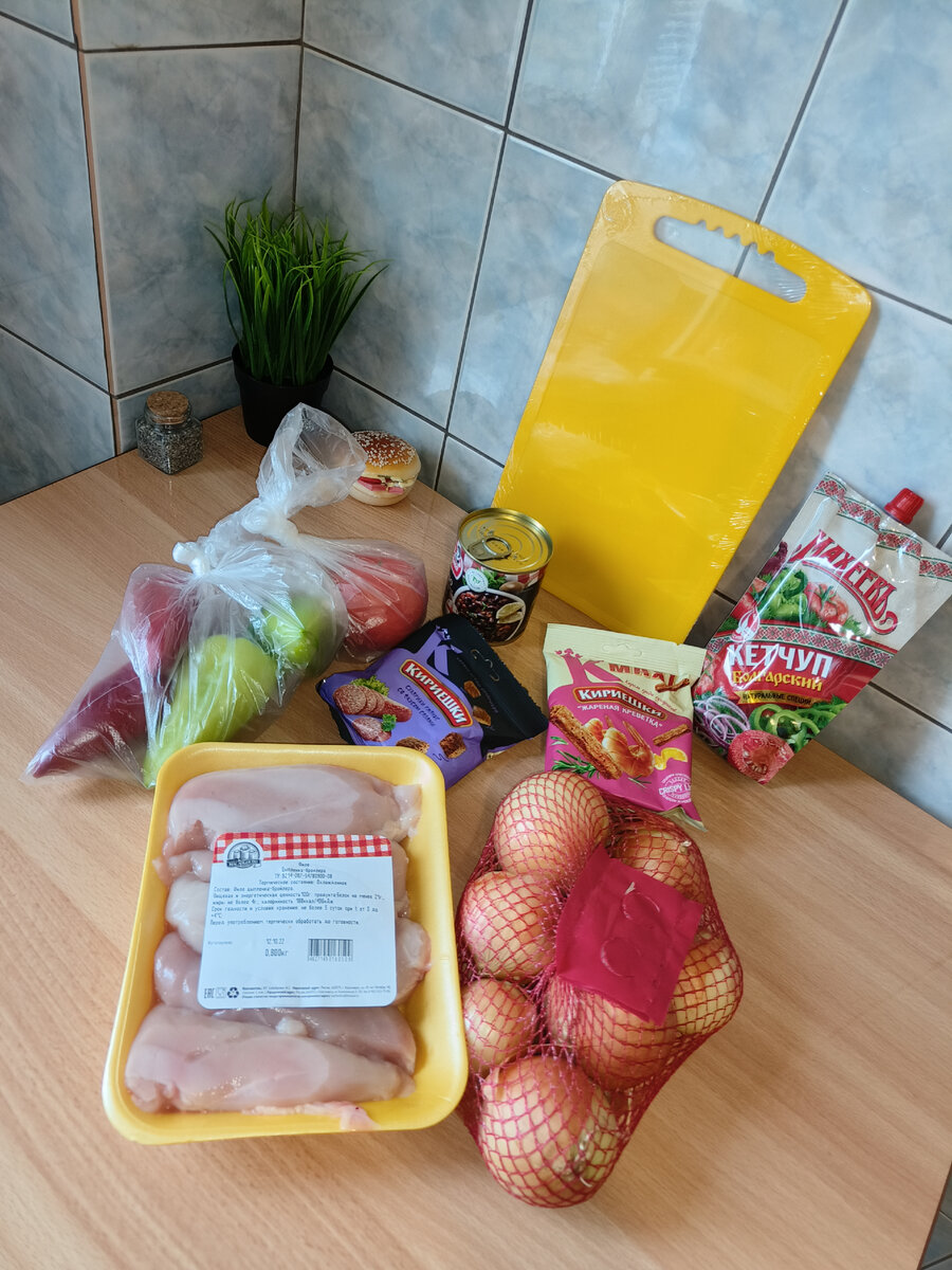 Весь перечень продуктов