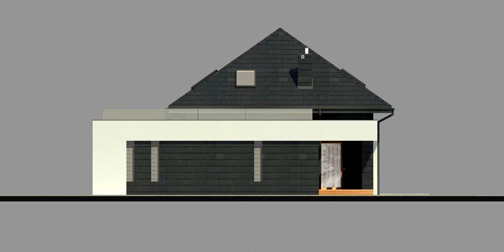 Дом с мансардой и открытой террасой «Хорн» | ОлимпСтройСервис | Дзен