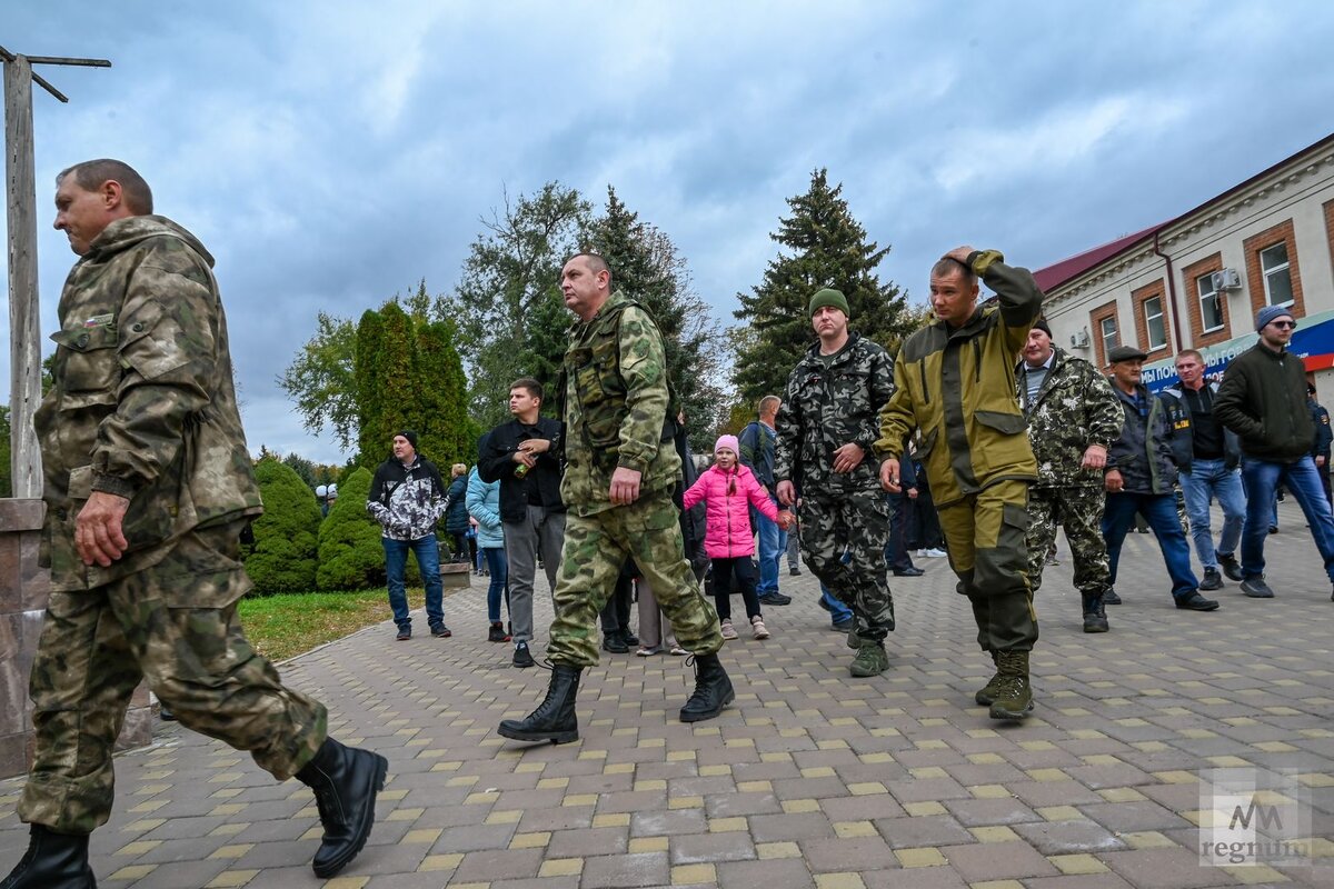   Отправка мобилизованных и добровольцев на боевую подготовку Александр Погожев © ИА REGNUM