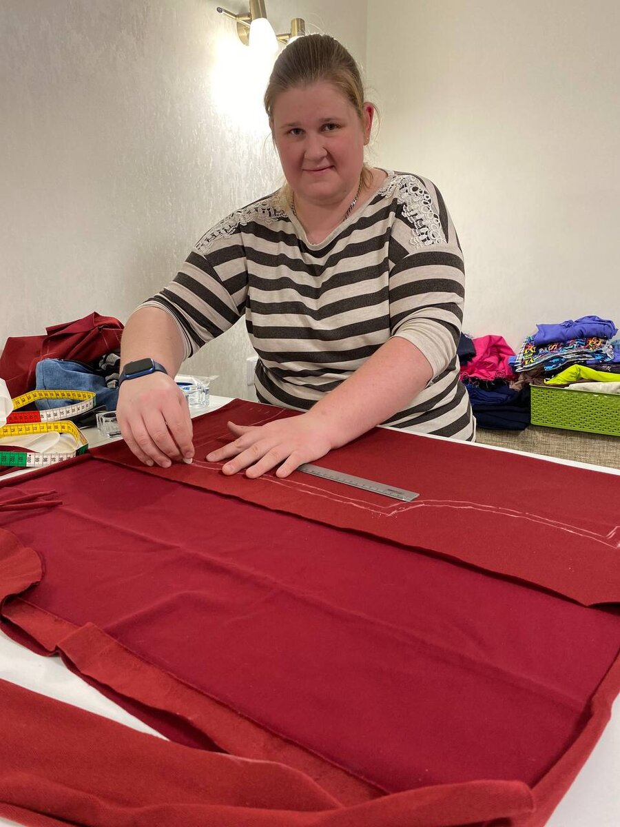 Кроим свитшот 