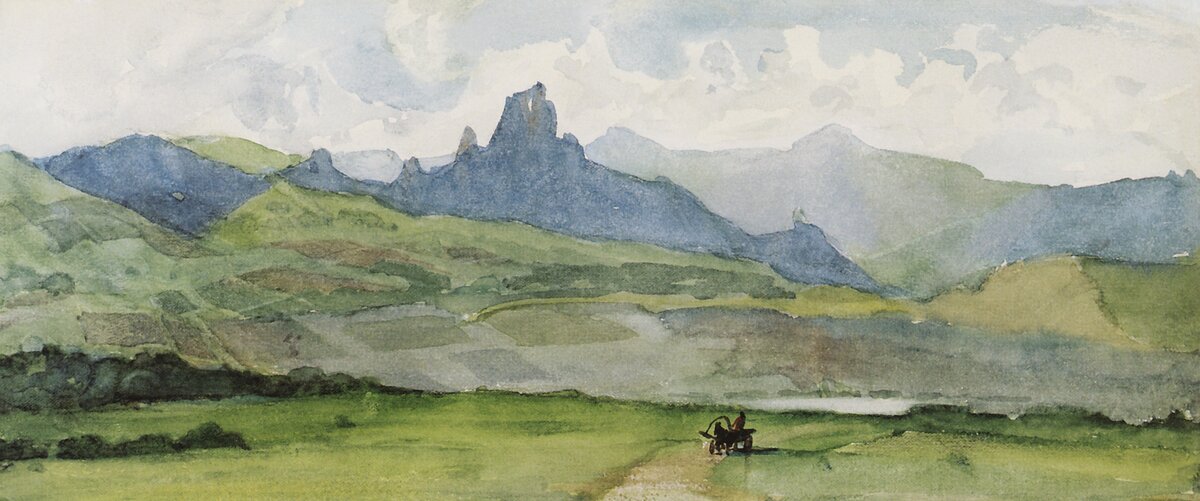 Минусинская степь. 1873.                                                                         Листайте галерею ->