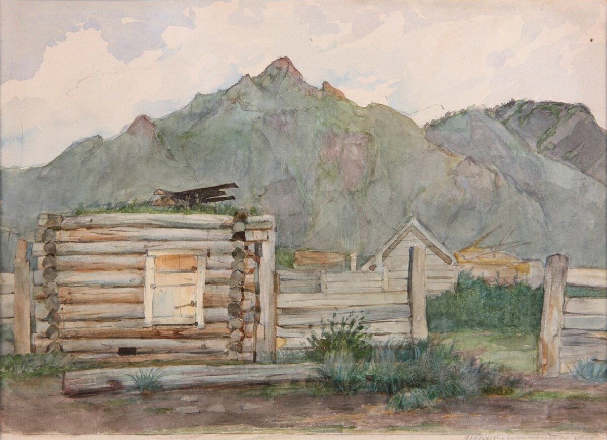 Заимка в Хакасии, 1873.