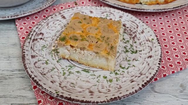 Пирог с курицей и грибами - пошаговый рецепт с фото на азинский.рф