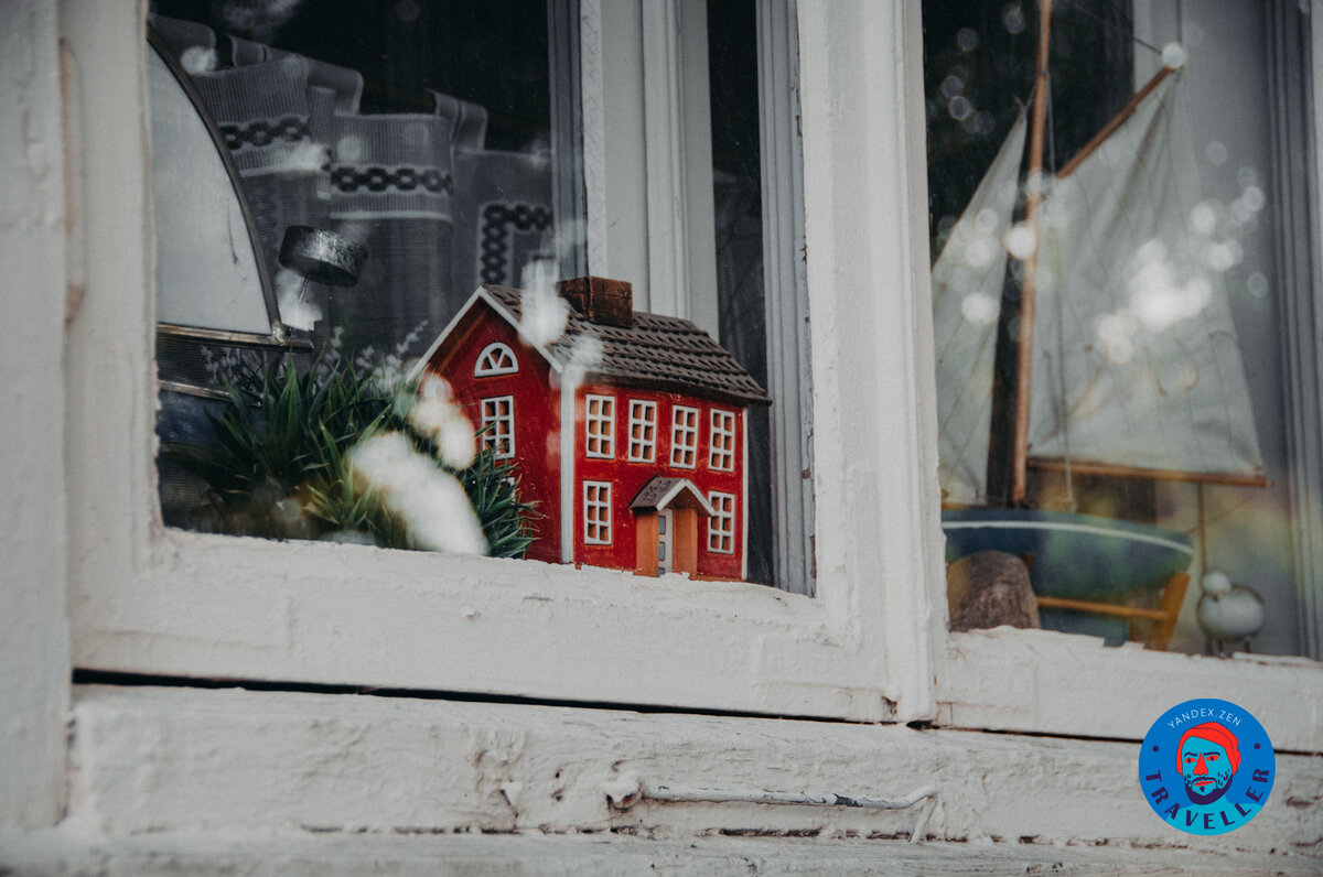 Окна финского дома в г. Порвоо