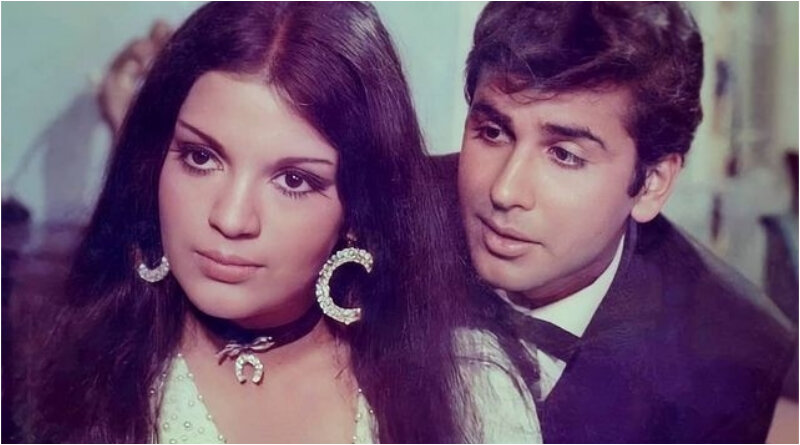 Виджай Арора и Зинат Аман в фильме Найти друг друга (Yaadon Ki Baraat, 1973)
