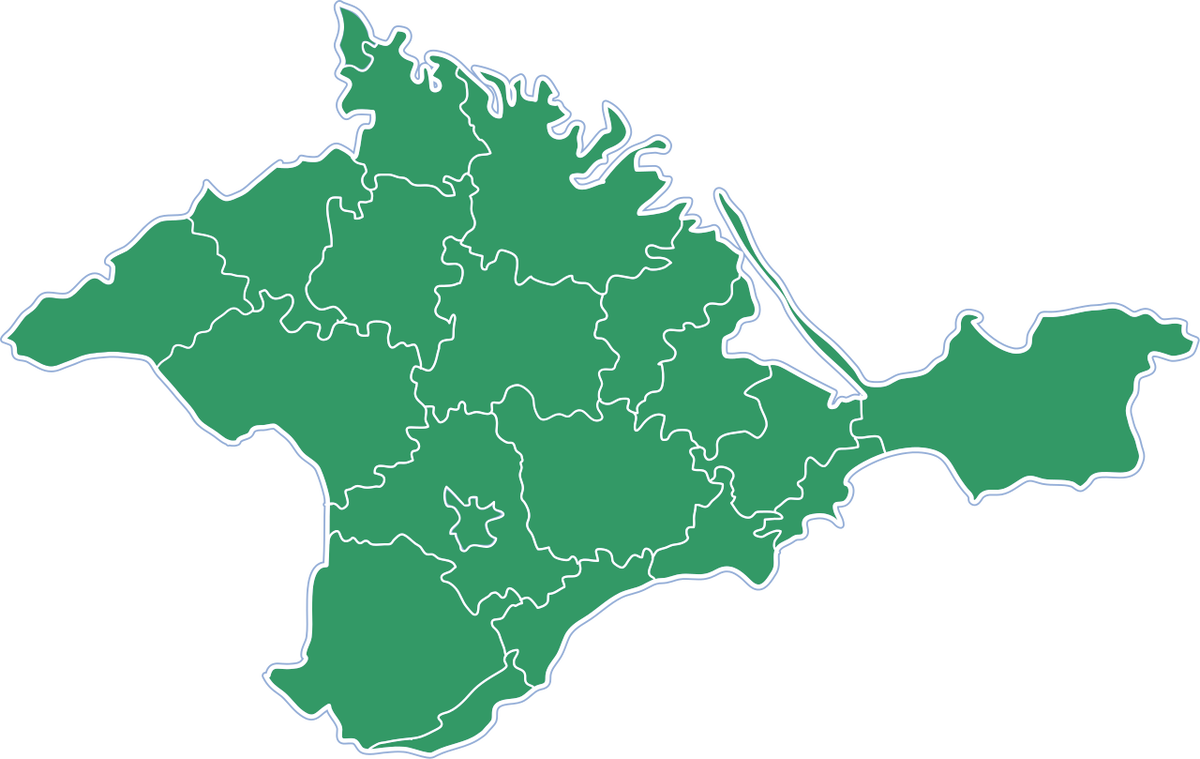 Контурная карта крыма для печати а4