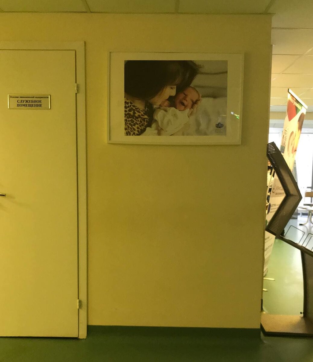 Фото Автора канала. Это не моя женская консультация. Это я в Центре Кулакова сфоткала