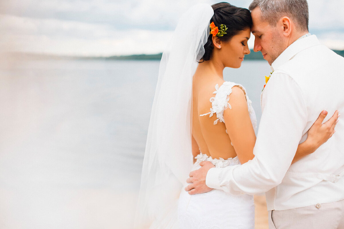 Свадебное платье со съемной юбкой для Татьяны. Дизайнер Елена Романова