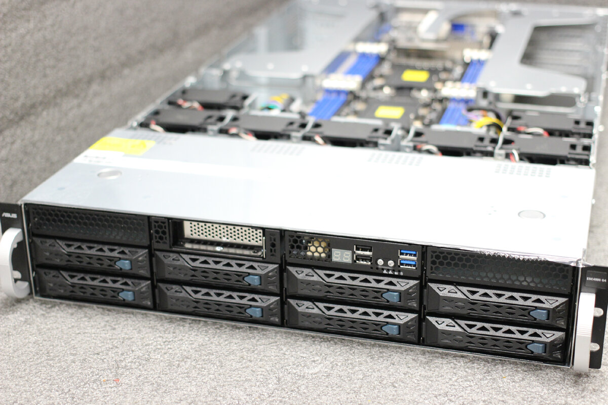 Нам поступил заказ на сборку нескольких GPU серверов на базе серверной платформы Asus