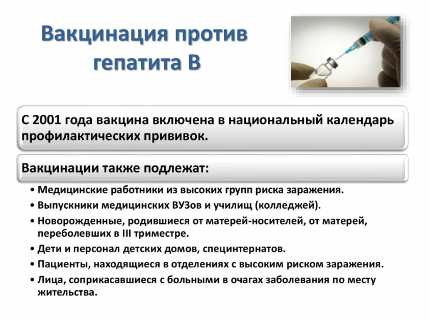 Вакцинация против гепатита В