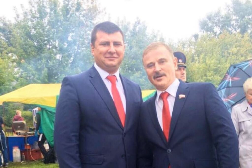 Артем Екимов и депутат Госдумы РФ Сергей Веремеенко