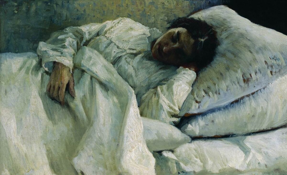 Художник Н. Ярошенко. Спящая девушка. 1881г. https://regnum.ru/pictures/2767682/1.html