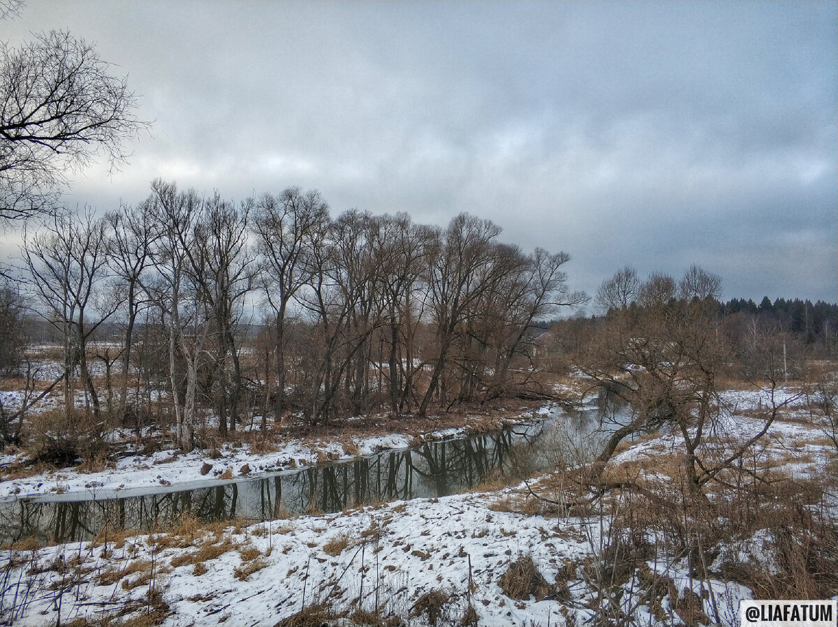 Вид с усадьбы на реку Нара