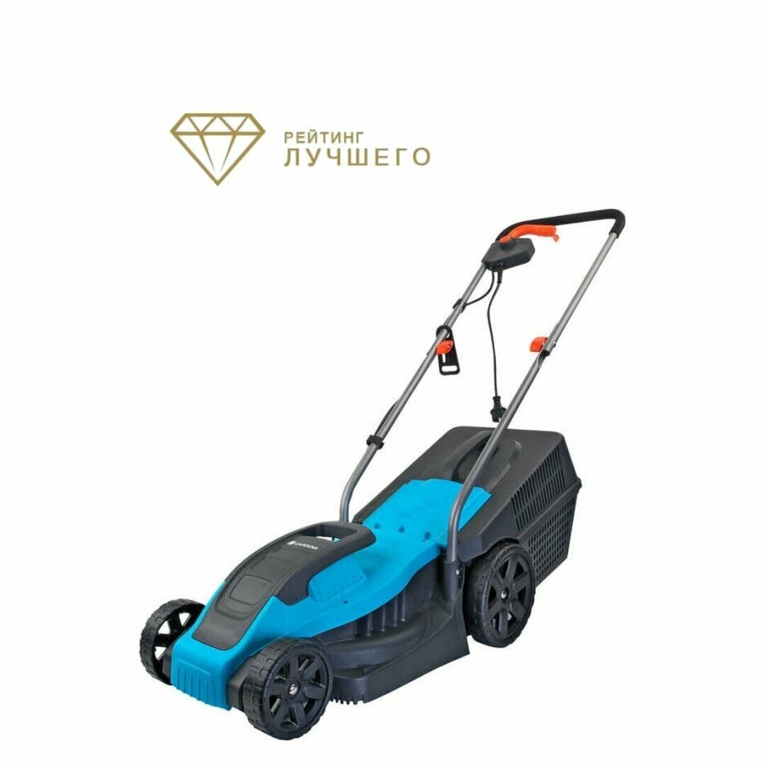 Электрическая газонокосилка gardena powermax 1100/32 05031-20. Gardena газонокосилка электрическая powermax™. 000. Gardena 1100/32. Газонокосилка электрическая gardena powermax 1100/32 1100 вт 32 см.