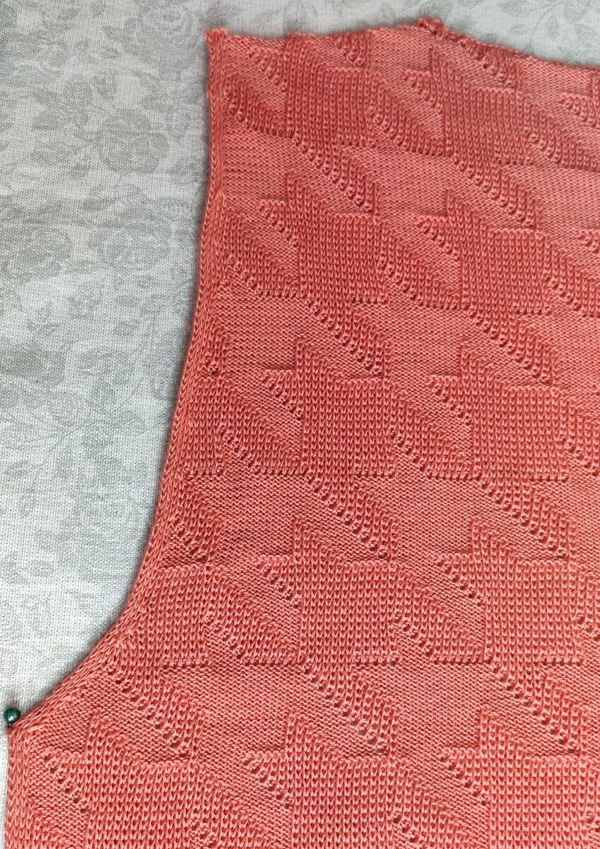 Рис.1 Проймы жилетки