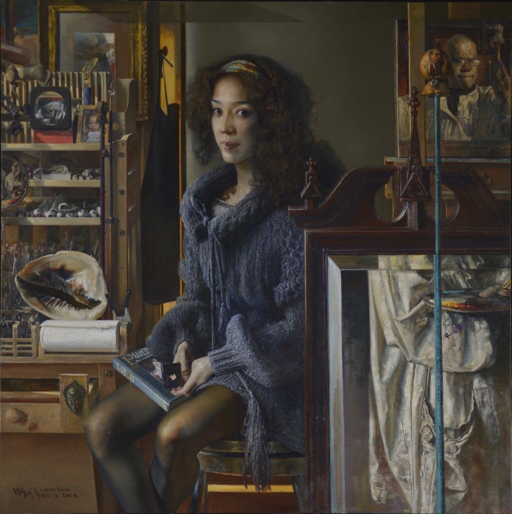 Yuqi Wang, Ян Мелисанд Навсегда, 2014, холст, масло