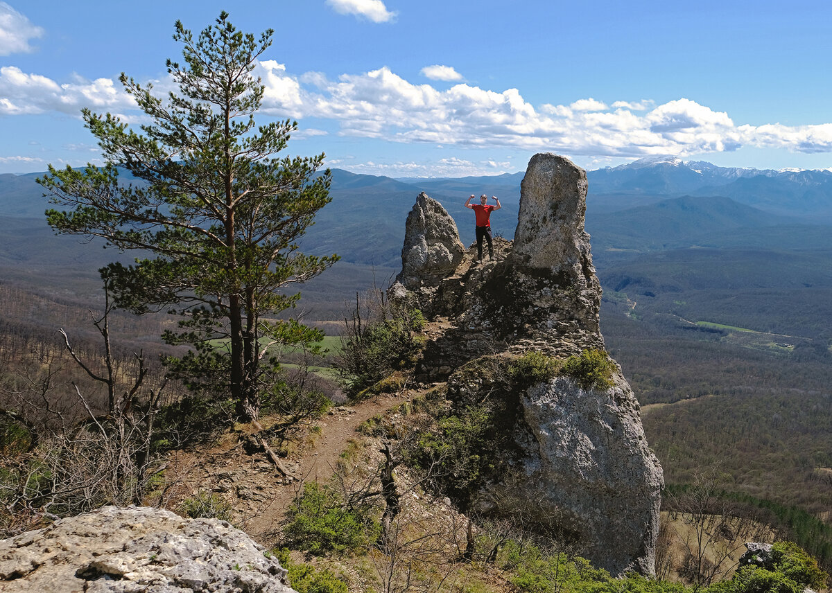cкала Чёртов палец. Даховская, Адыгея