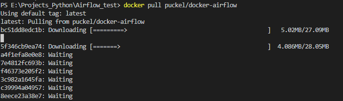 идет загрузка образа