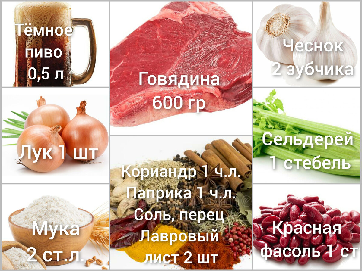 Список продуктов 