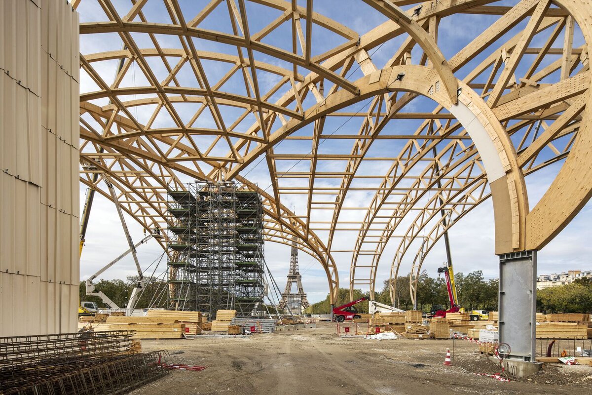 Grand Palais Ephémère Wilmotte & Associés Sa  Patrick Tourneboeuf   Paris, France