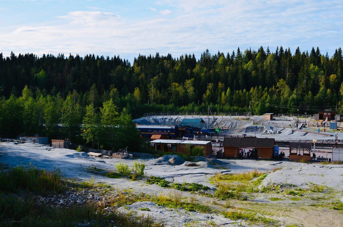 Станция поезда в Рускеала