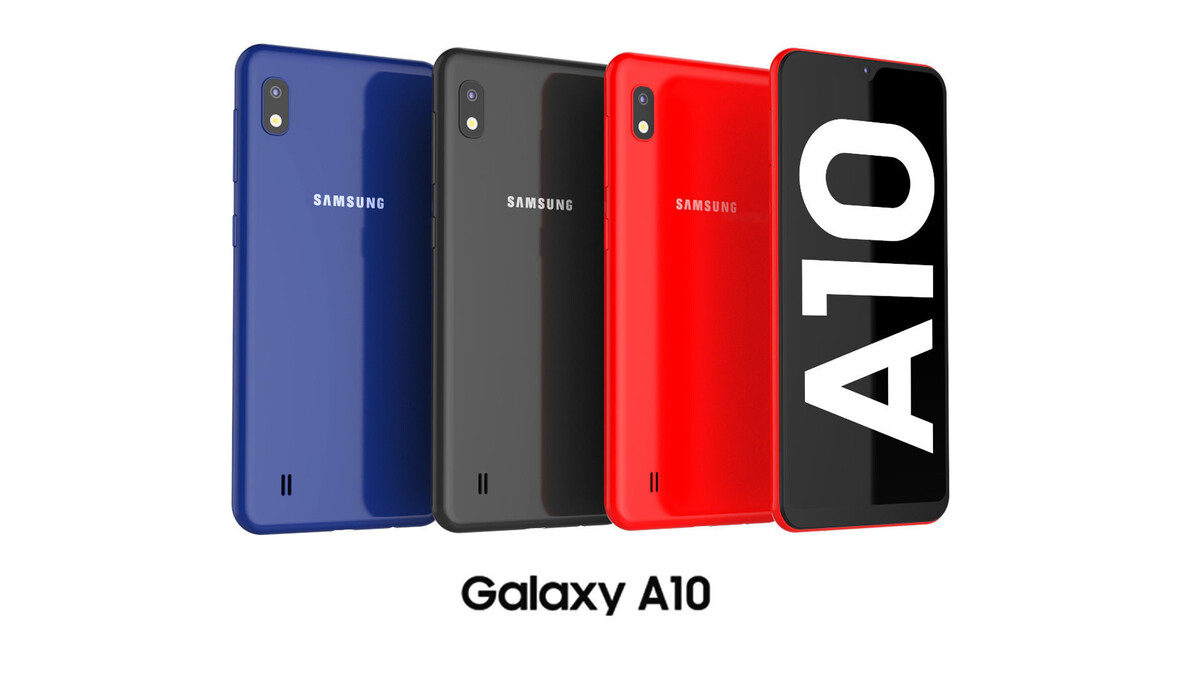 Расцветки смартфона Samsung Galaxy A10