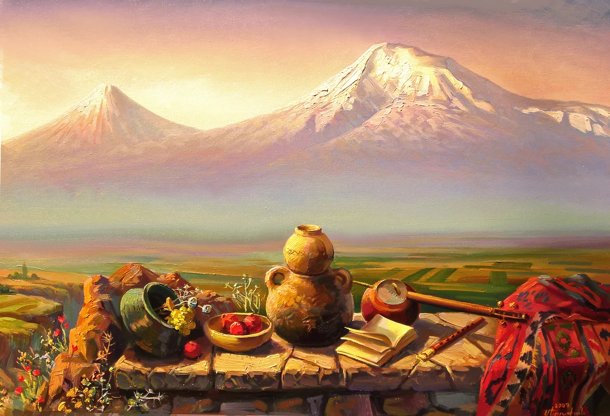 Меружан Хачатрян художник - картина Арарат