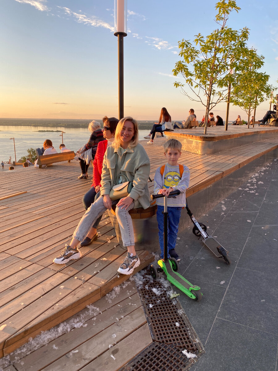 Фото автора. Например, не забываем вариант «побыть туристом в родном городе». Набережная Федоровского в Нижнем Новгороде 