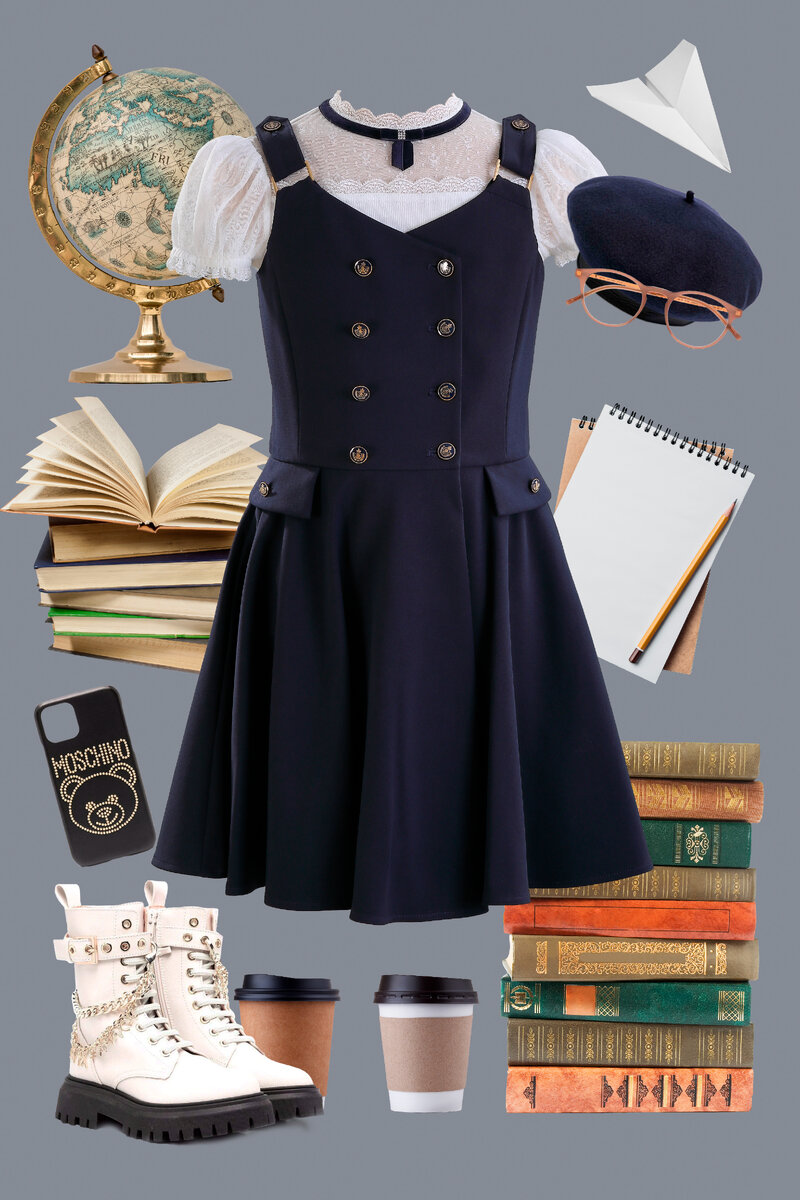 Сарафан Арт. 2457 в сочетании с блузкой Арт. 2403 | mledy.ru