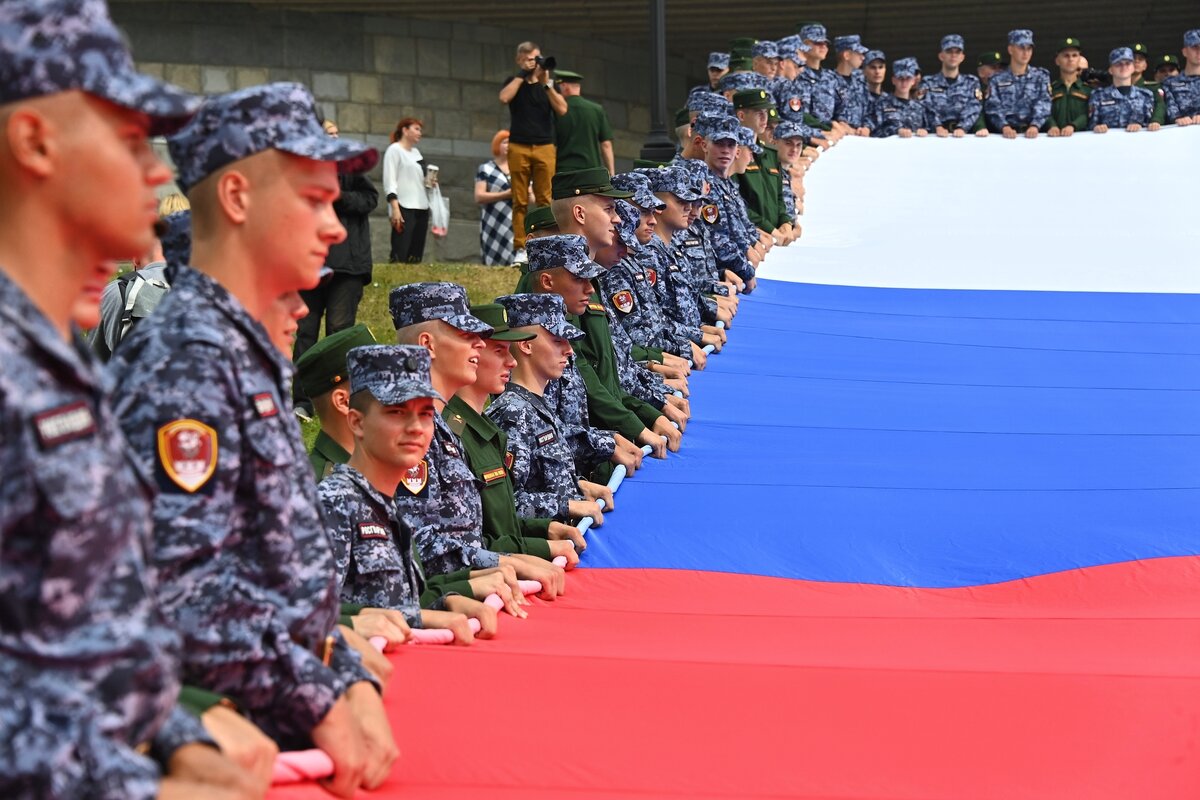 российский флаг москва