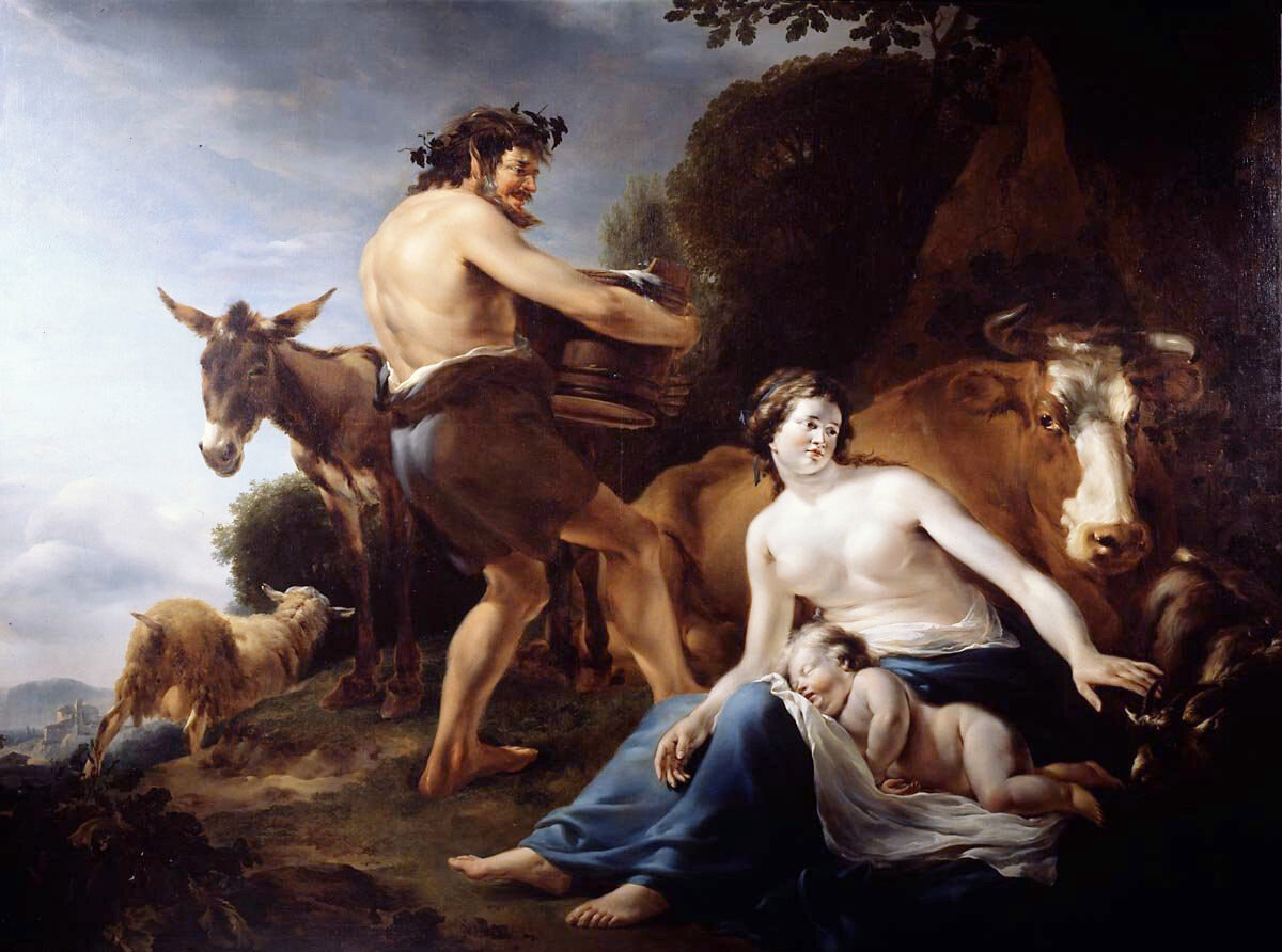 Николас Питерс Берхем "Детство Зевса" 1648 г.