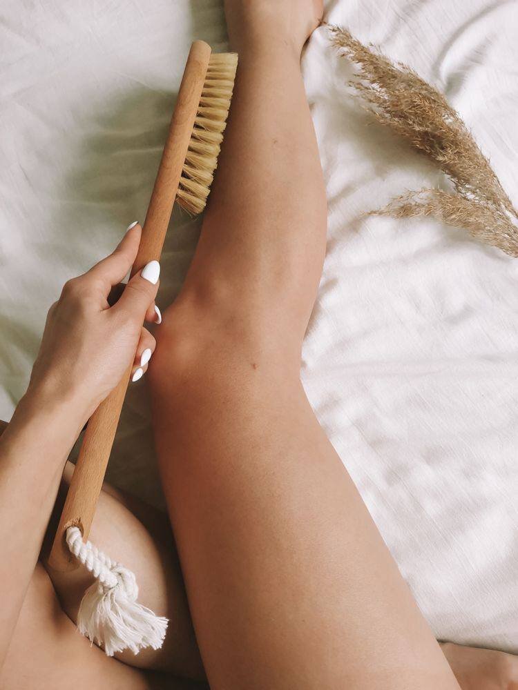 Натуральные щетки для сухого массажа PERFECT4U
